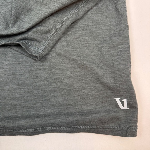 Vuori Strato Tech Quarter Zip Mens XL Charcoal Heather Grey Pullover V221 - Picture 4 of 10